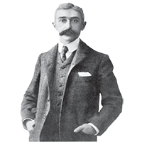 imagem do atleta Pierre de Coubertain