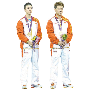 curiosidades sobre o tênis de mesa - imagem de atletas chineses vencedores do ouro em Londres-2012