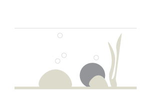 Imagem que representa o azar de água, com a bola sob a água.