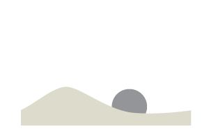 Imagem que representa uma bola em um banco de areia.