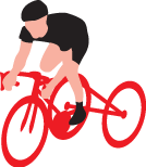 Ilustração de um triciclo