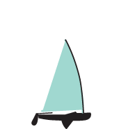ilustração da vela classe Finn