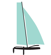 ilustração da vela classe Nacra 17